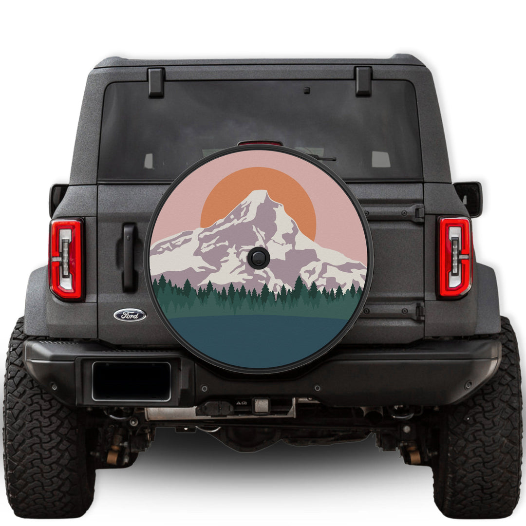 Mountain Horizon Tire Cover - Mud Digger Design Co