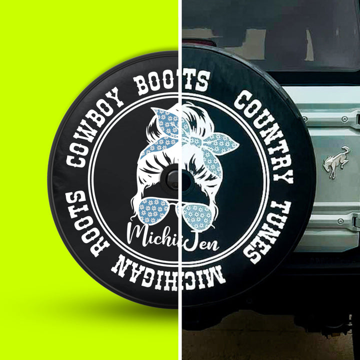 CUSTOM DESIGN Tire Cover - Mud Digger Design Co