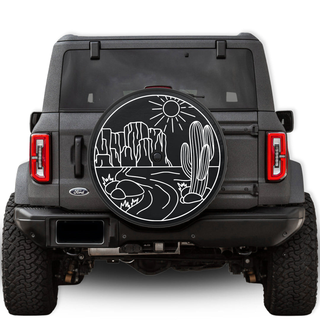 Desert Tire Cover - Mud Digger Design Co