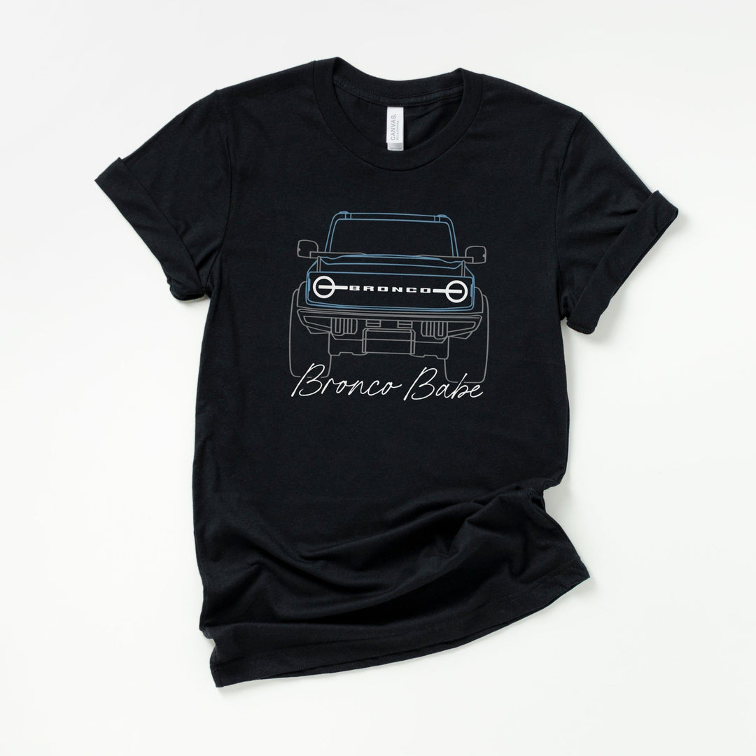 Bronco Babe Graphic Tee - Mud Digger Design Co