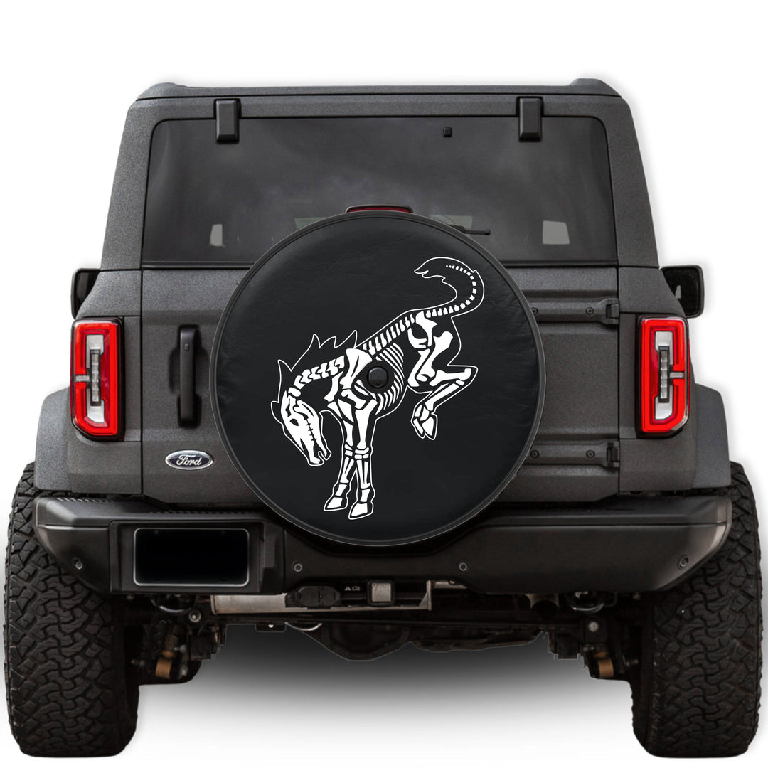 Skeleton Bronco Tire Cover - Mud Digger Design Co