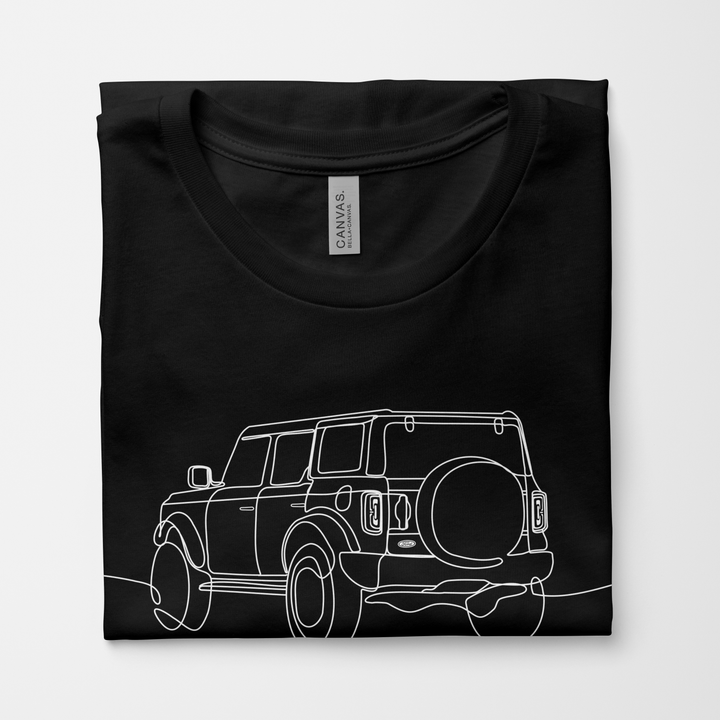 Bronco Line Art Graphic Tee