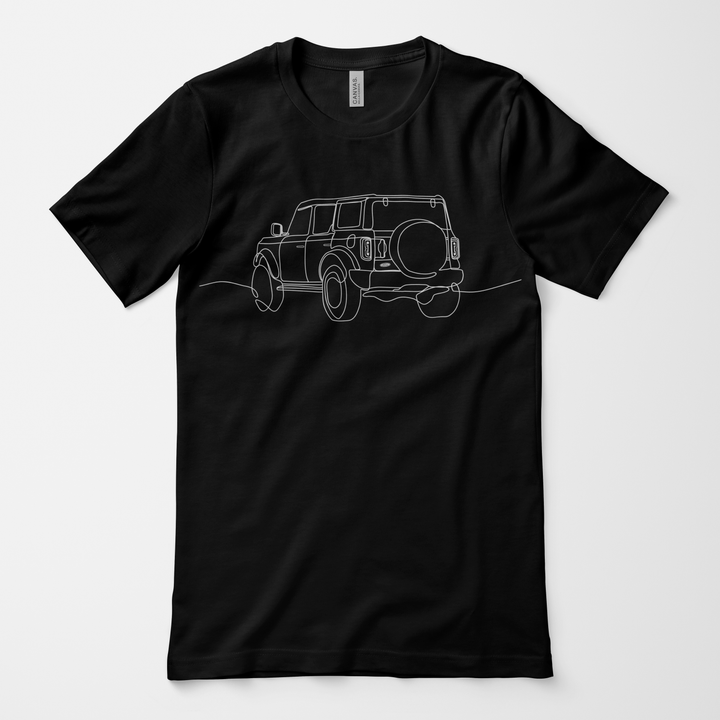 Bronco Line Art Graphic Tee