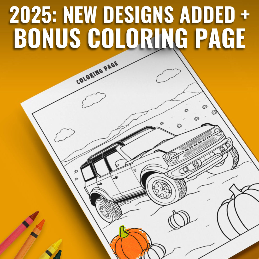 Bronco Pumpkin Carving Stencils