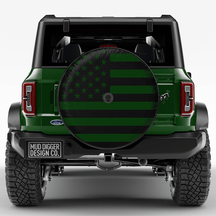 American Flag Tire Cover