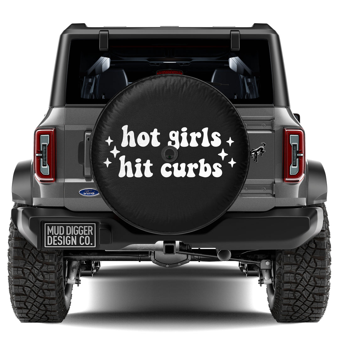 Hot Girls Hit Curbs Tire Cover