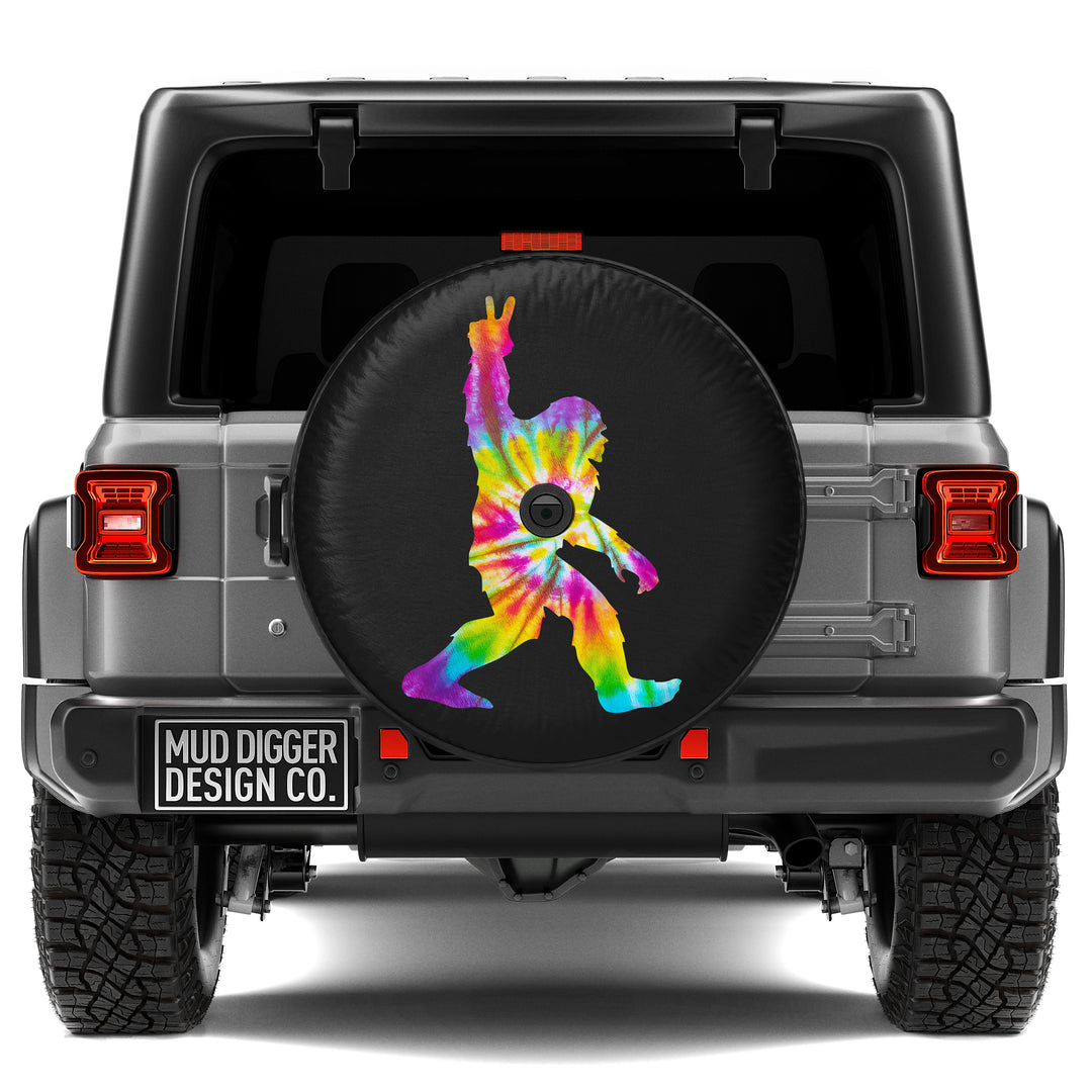 Jeep Tie Dye Sasquatch Tire Cover