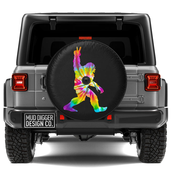 Jeep Tie Dye Sasquatch Tire Cover