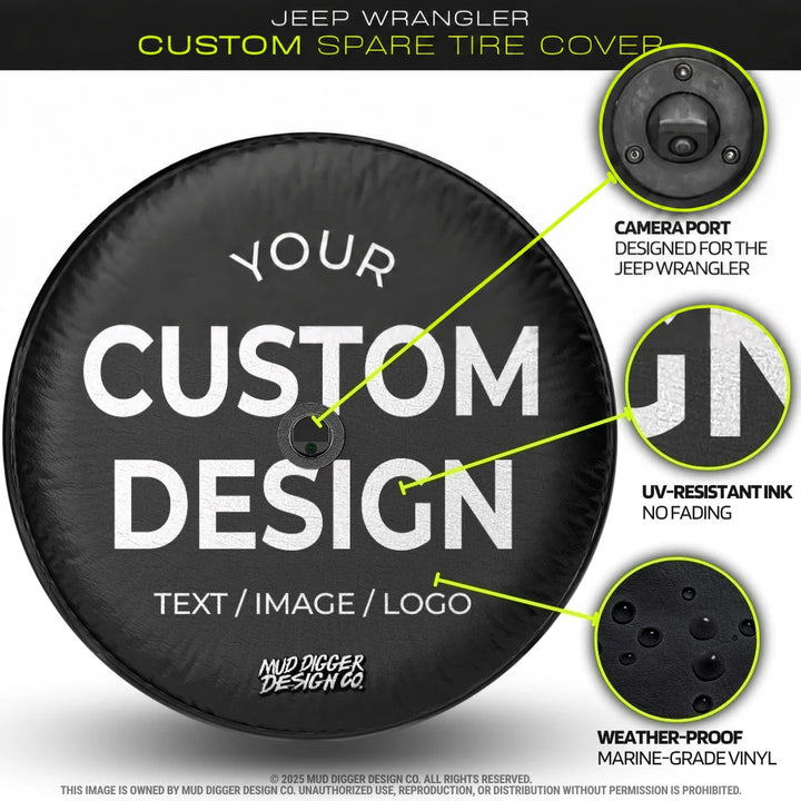 Custom JEEP WRANGLER Tire Cover