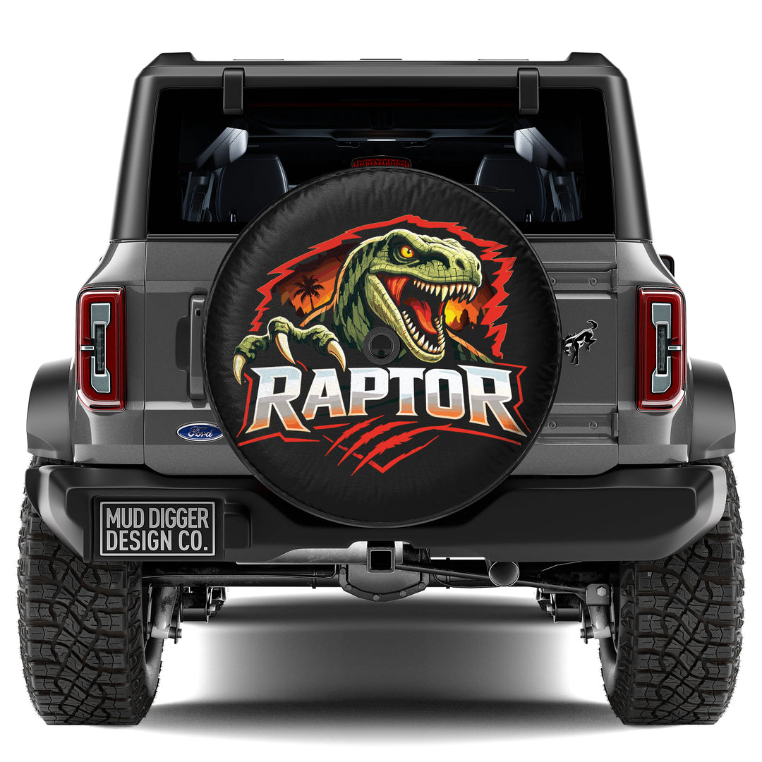 Jurassic Raptor Tire Cover