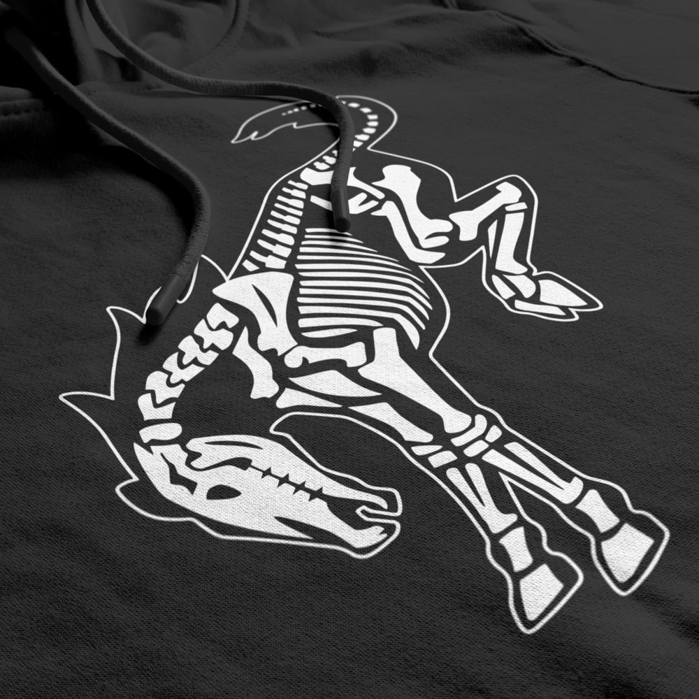 Skeleton Bronco Hoodie - Mud Digger Design Co