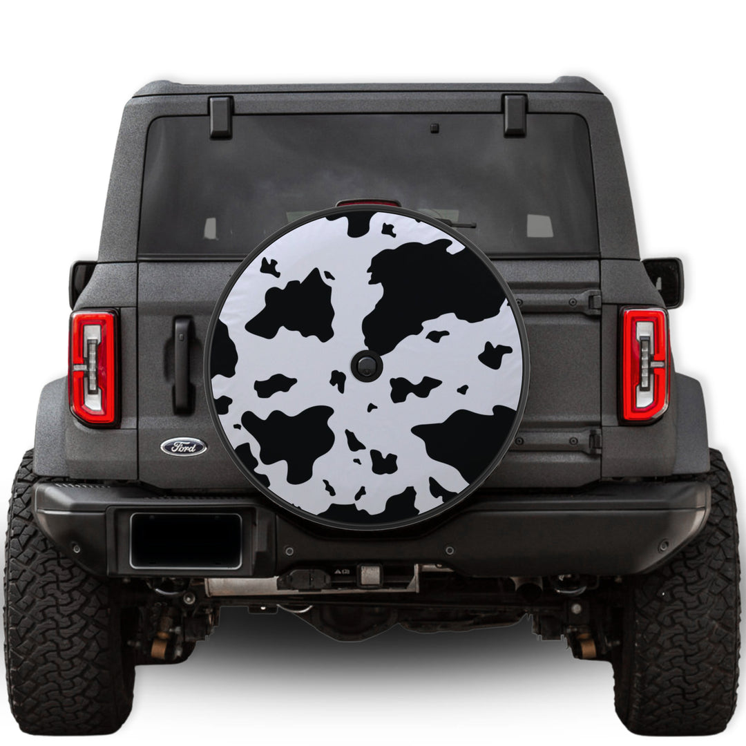 Cow Print Tire Cover