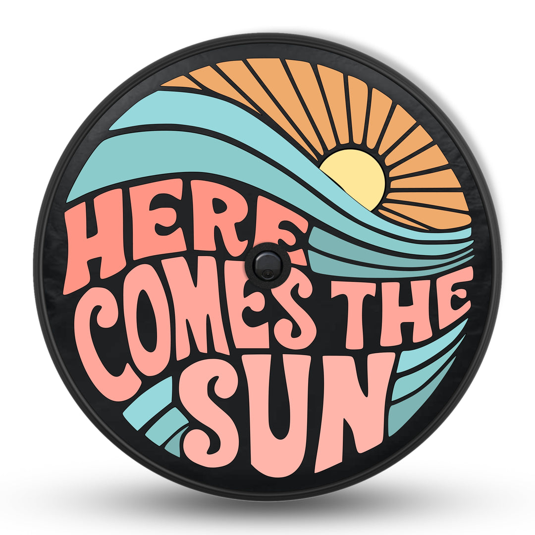 Here Comes The Sun Tire Cover - Mud Digger Design Co