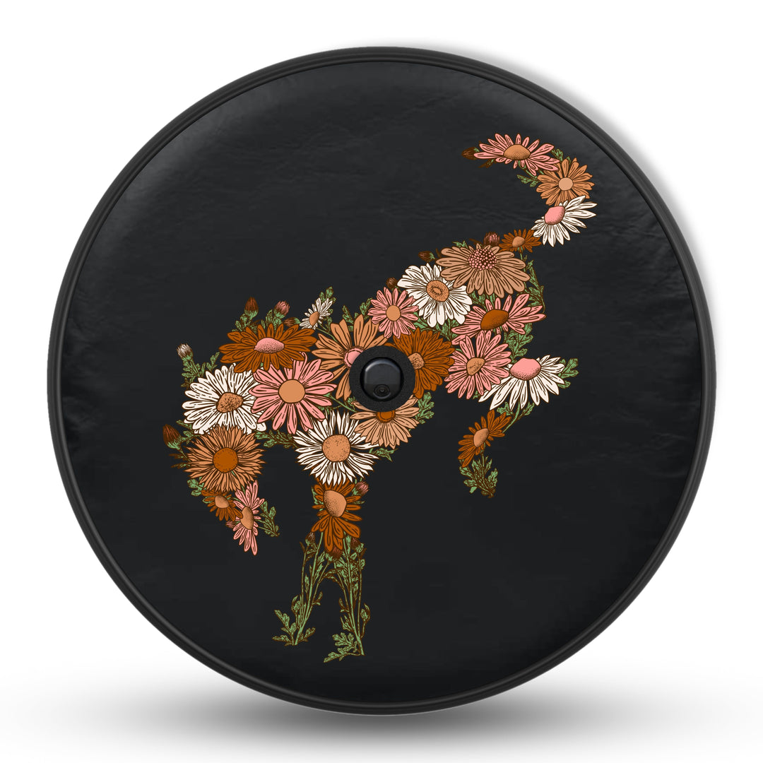 Blooming Bronco Tire Cover