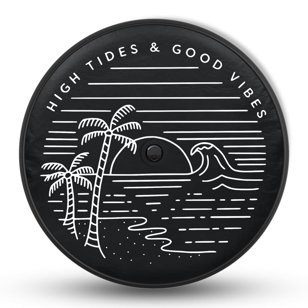 High Tides Good Vibes Tire Cover