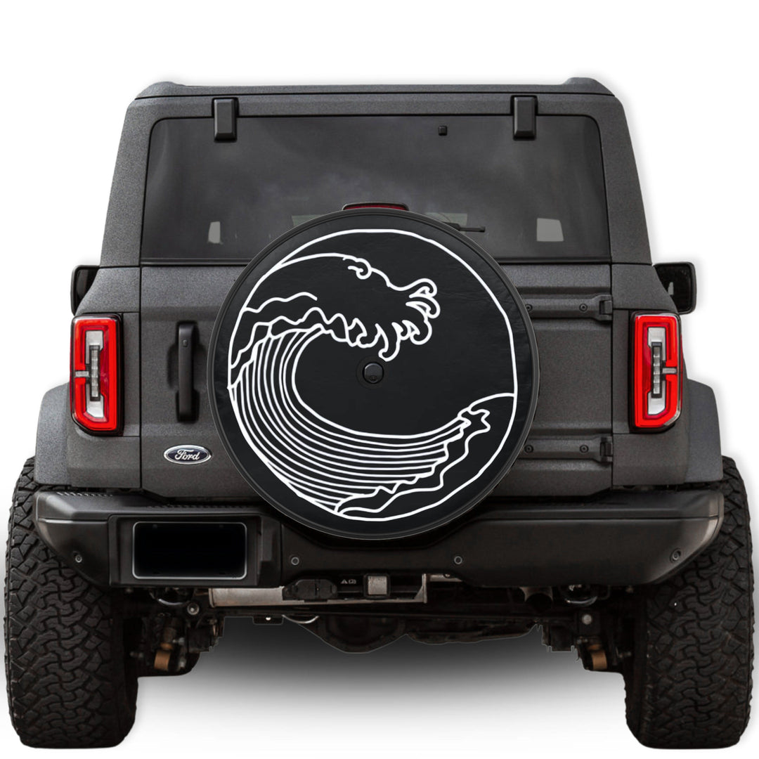 Wave Tire Cover - Mud Digger Design Co