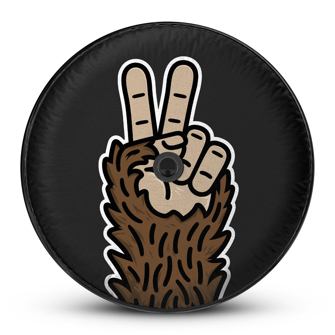 Jeep Sasquatch Peace Tire Cover