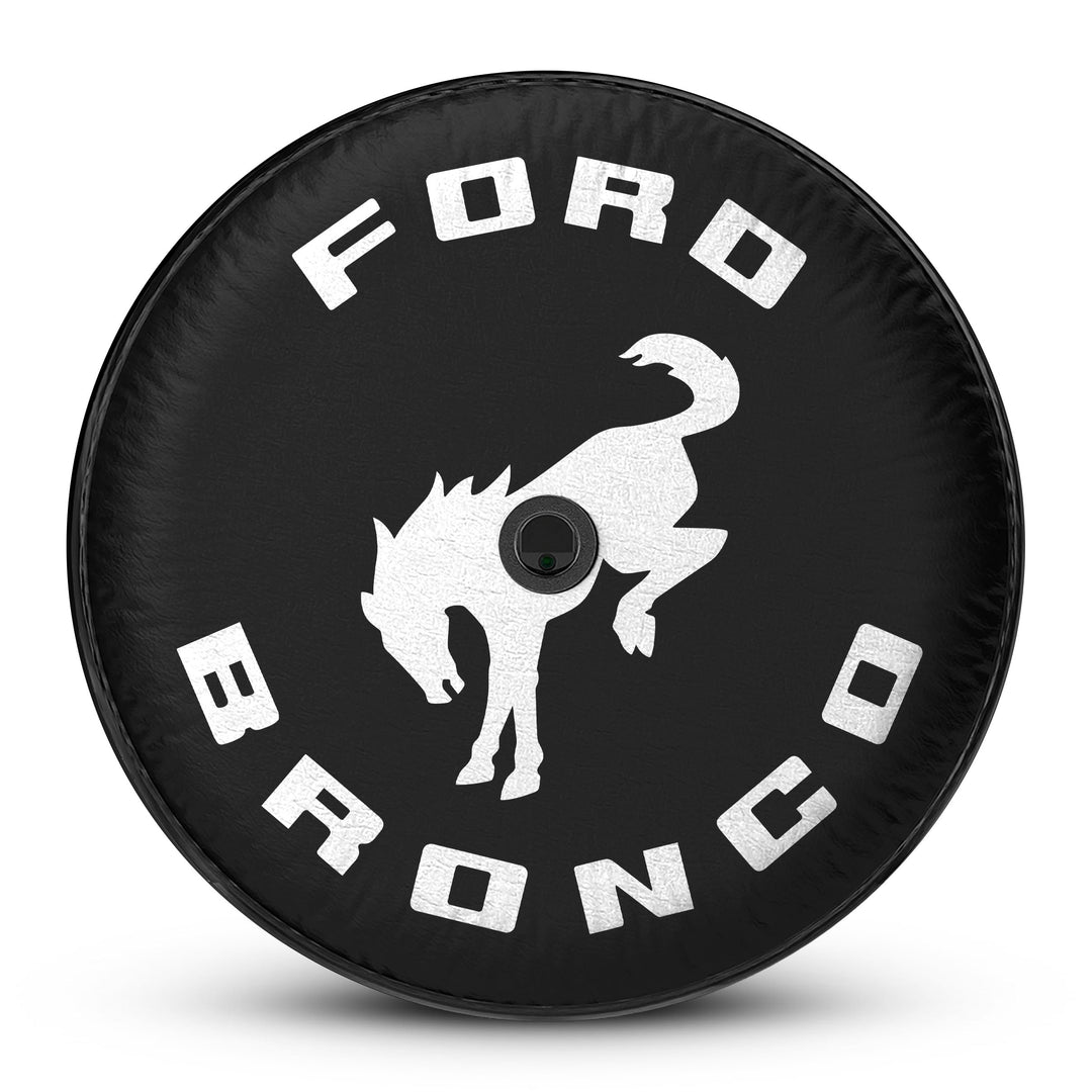 Bucking Ford Bronco Tire Cover