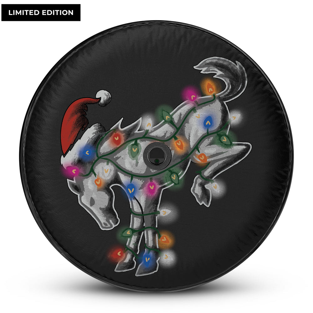 Ford Bronco Christmas Tire Cover 
