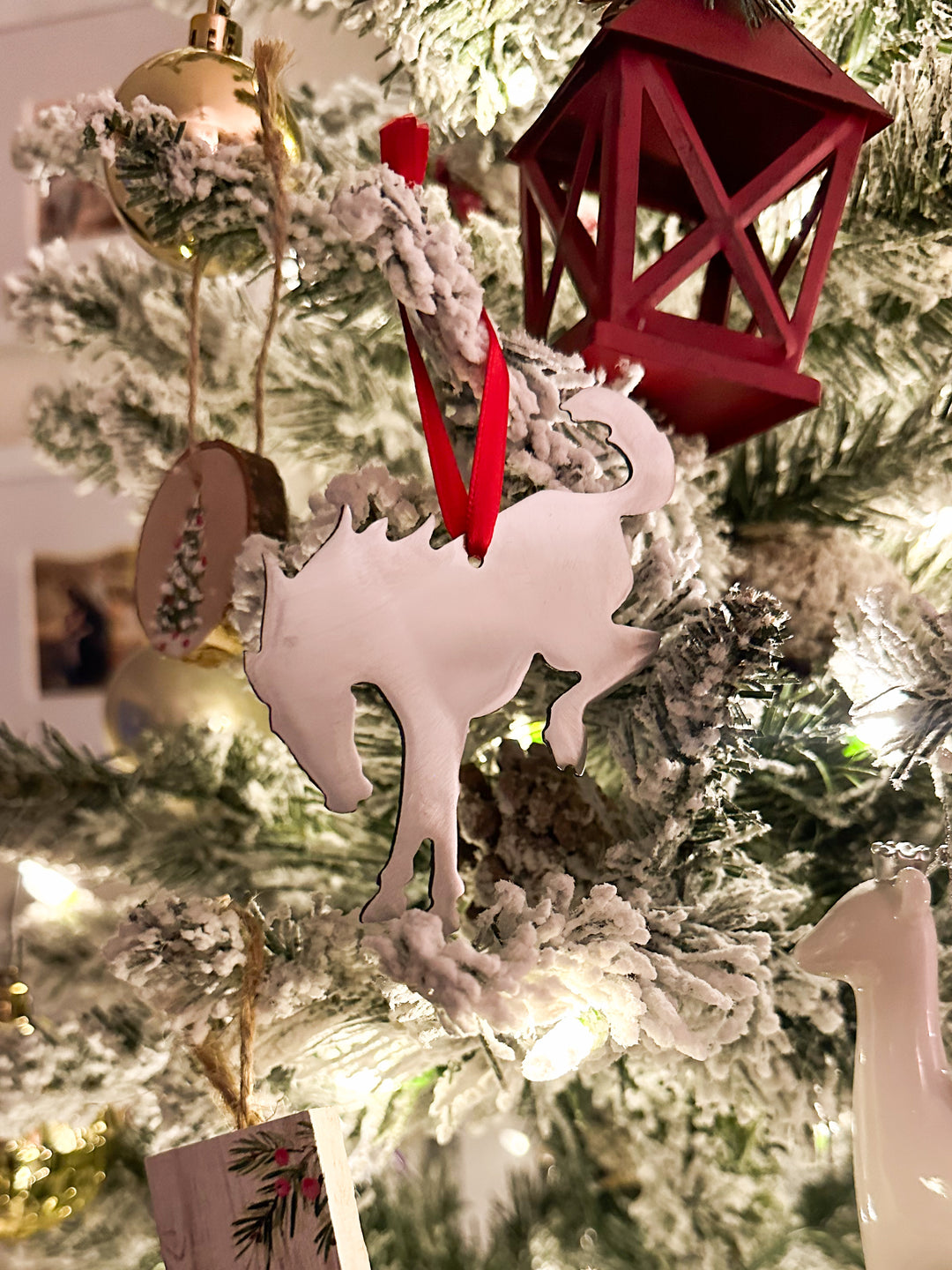 Raw Steel Bronco Christmas Ornament