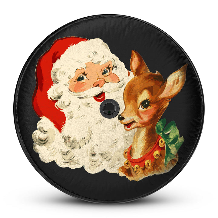 Retro Santa Tire Cover